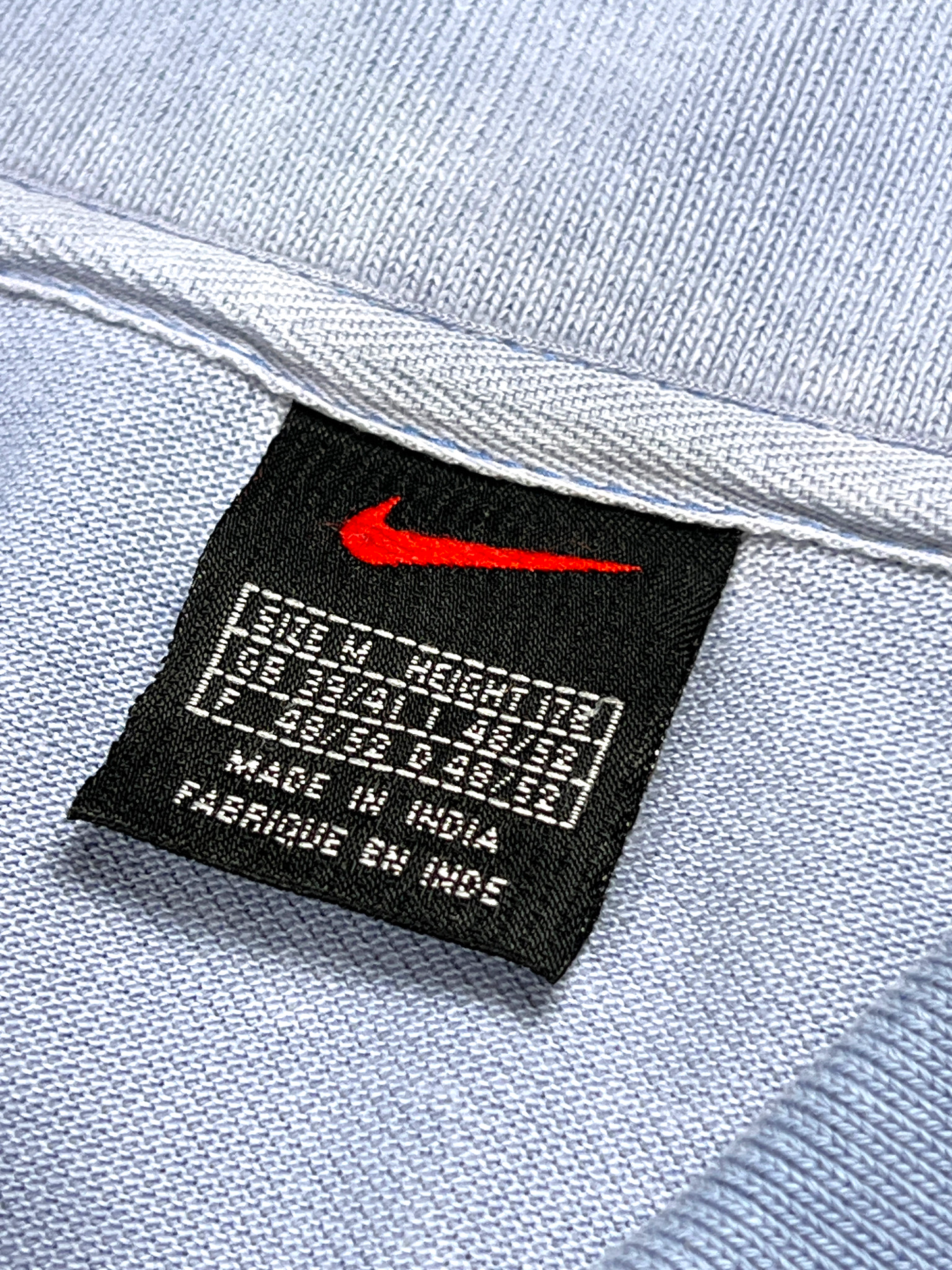 Nike Polo Vintage 90's Blue Sky Old Tag Premium Old Money