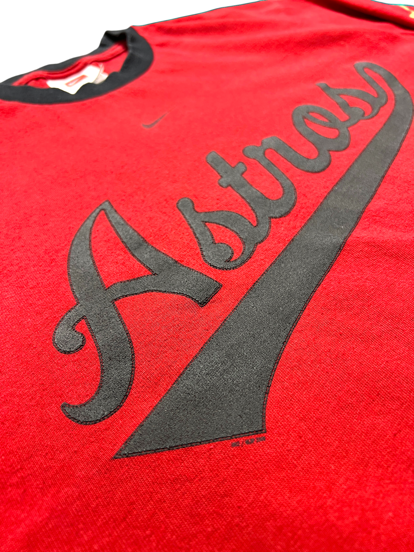 Nike Team Astros T-shirt Vintage 90's Boxy Fit Red/Black