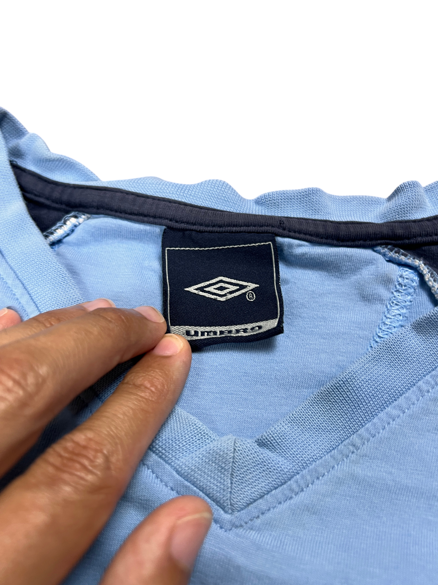 Umbro T-shirt Vintage Y2K Sky Blue Baggy
