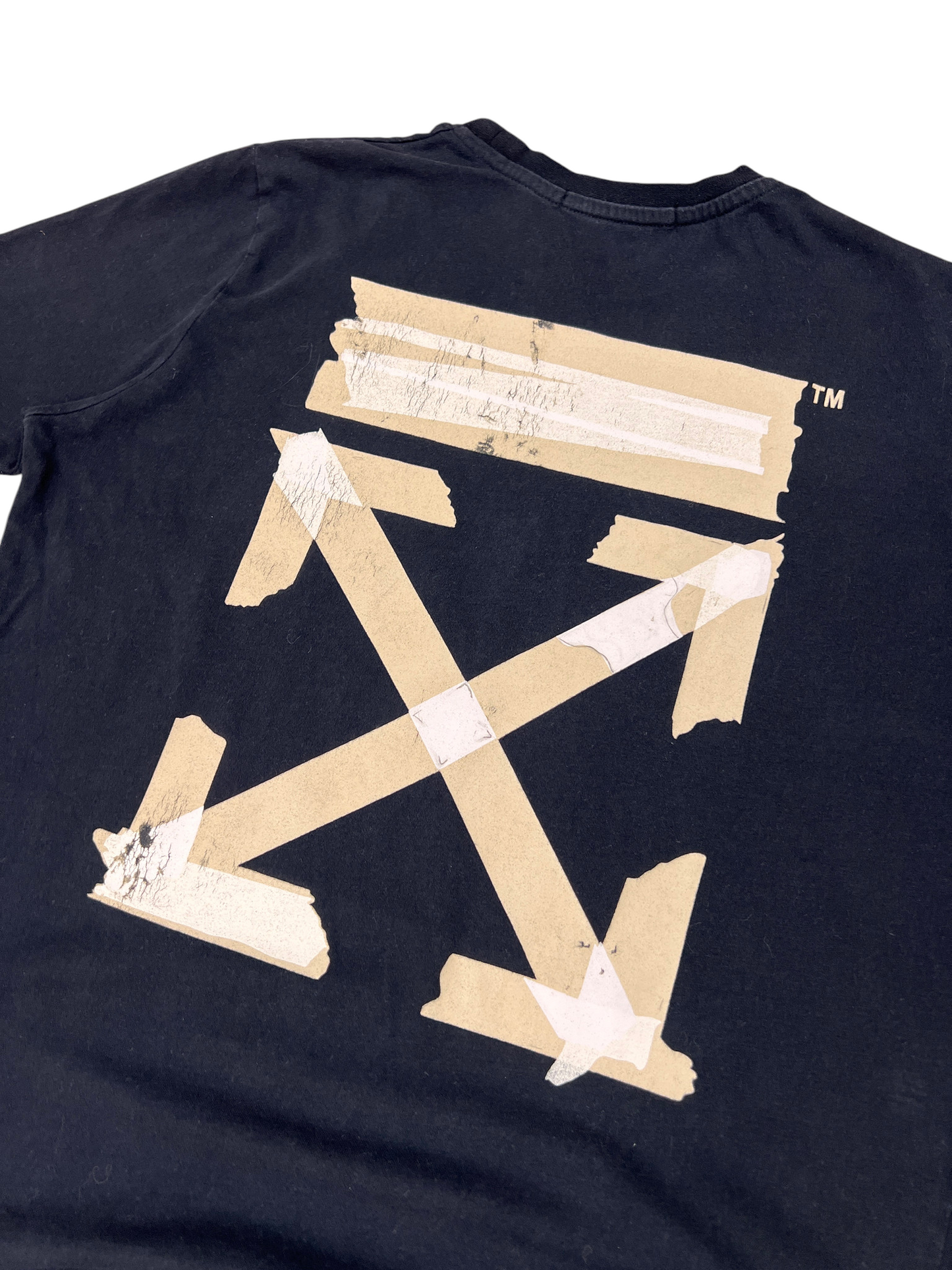 Off-White Vintage T-shirt Tape Arrows 2013 Black