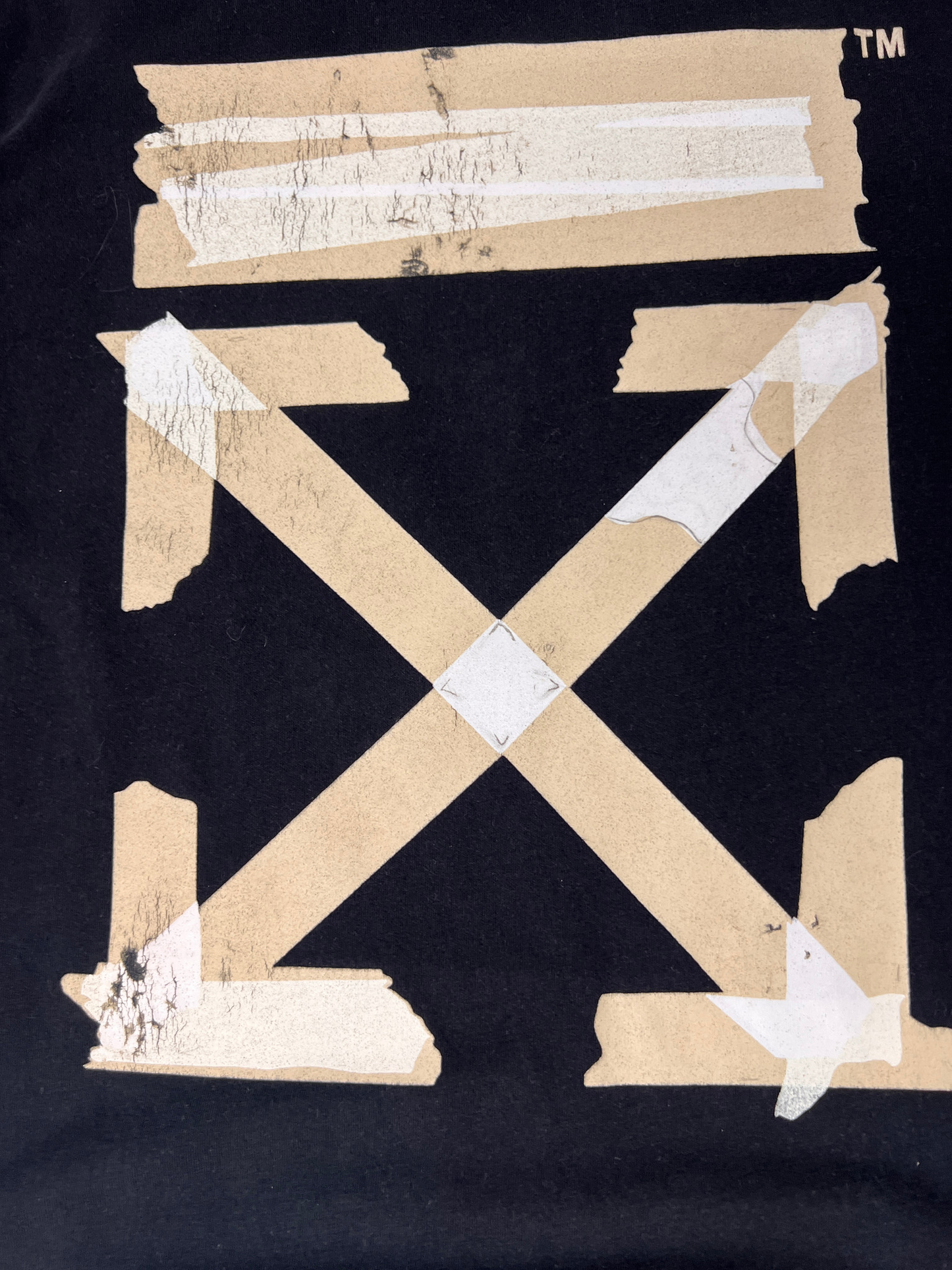 Off-White Vintage T-shirt Tape Arrows 2013 Black