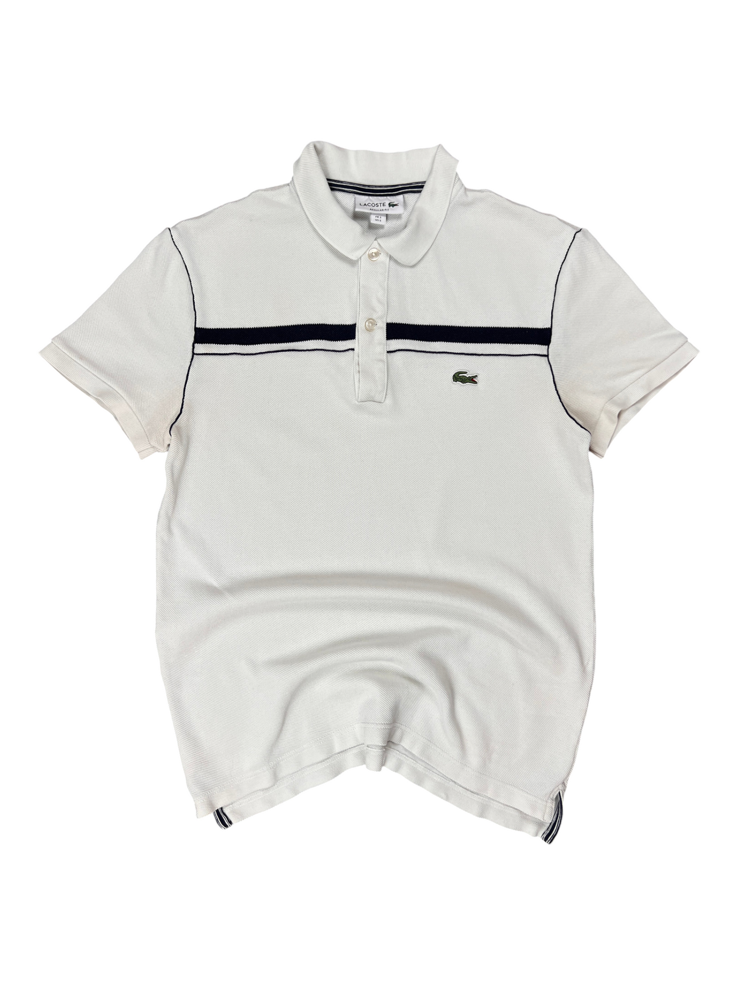 Lacoste Polo Vintage Old Money Classic White