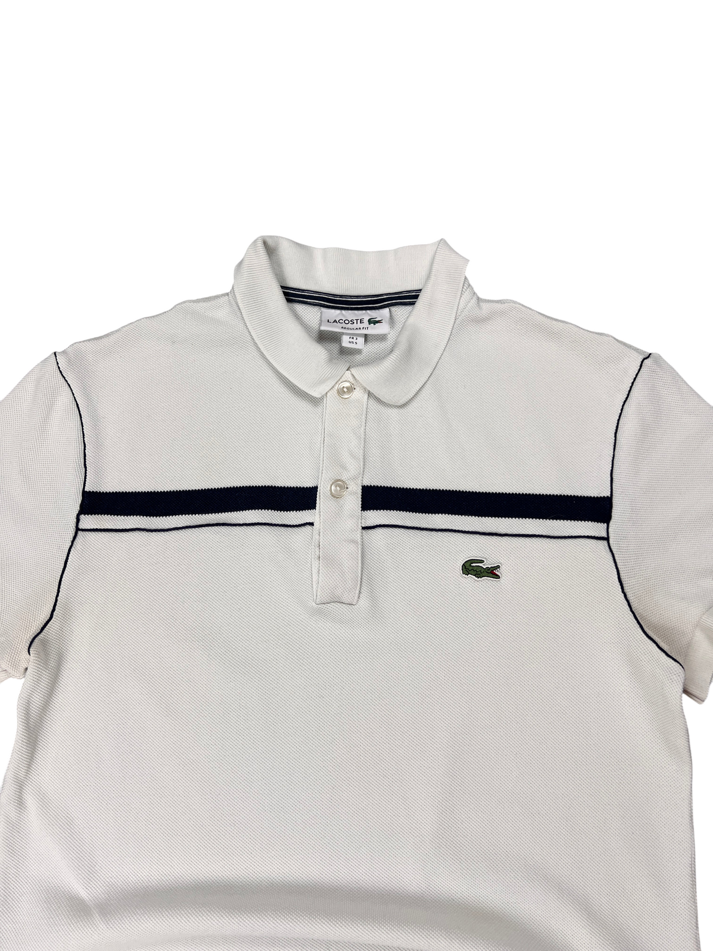 Lacoste Polo Vintage Old Money Classic White
