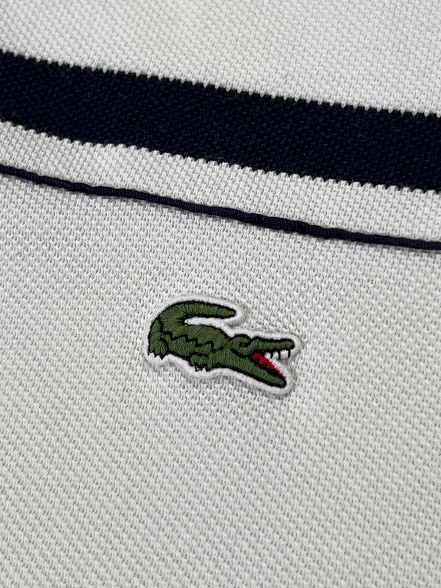 Lacoste Polo Vintage Old Money Classic White