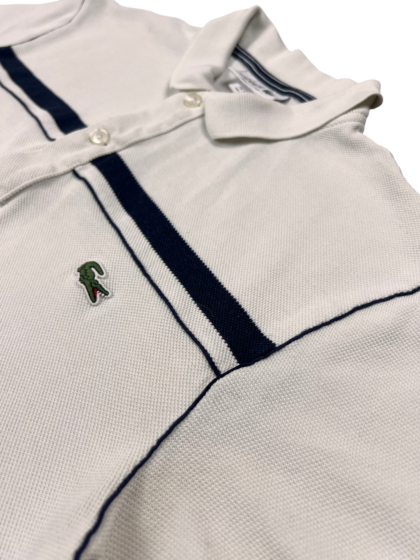 Lacoste Polo Vintage Old Money Classic White