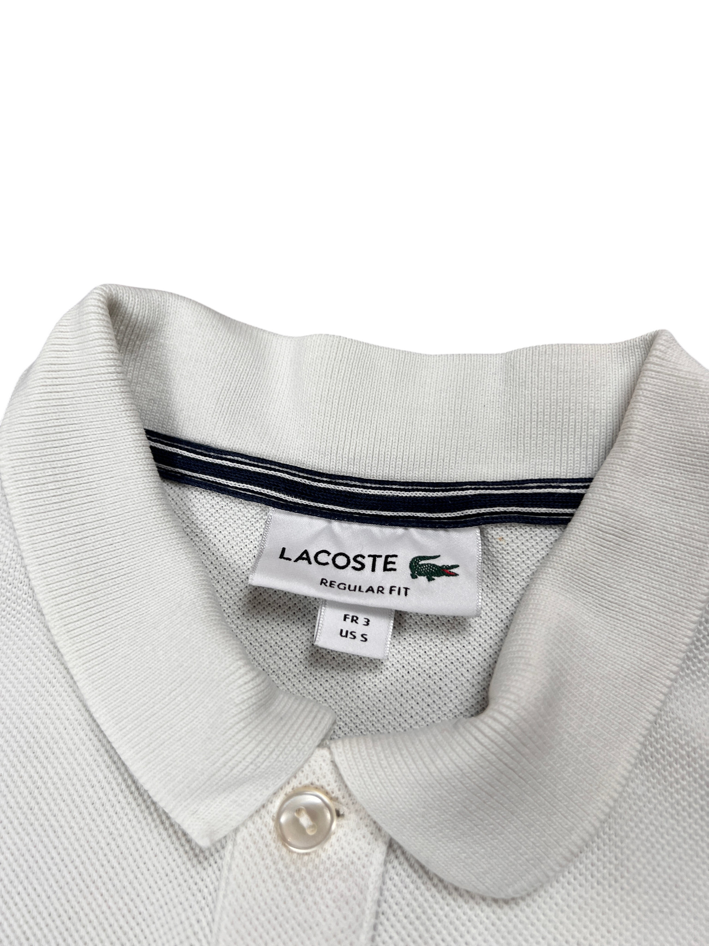 Lacoste Polo Vintage Old Money Classic White
