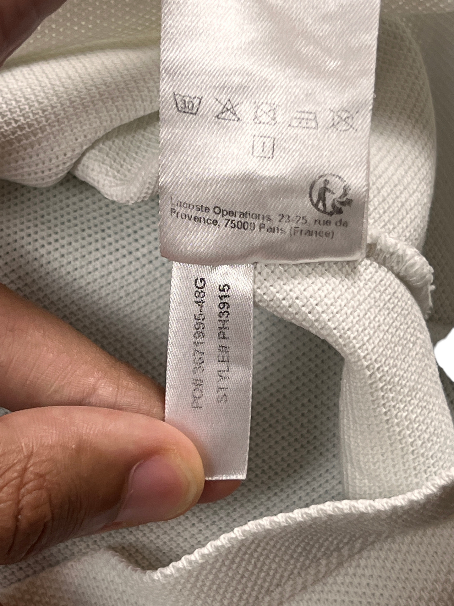Lacoste Polo Vintage Old Money Classic White