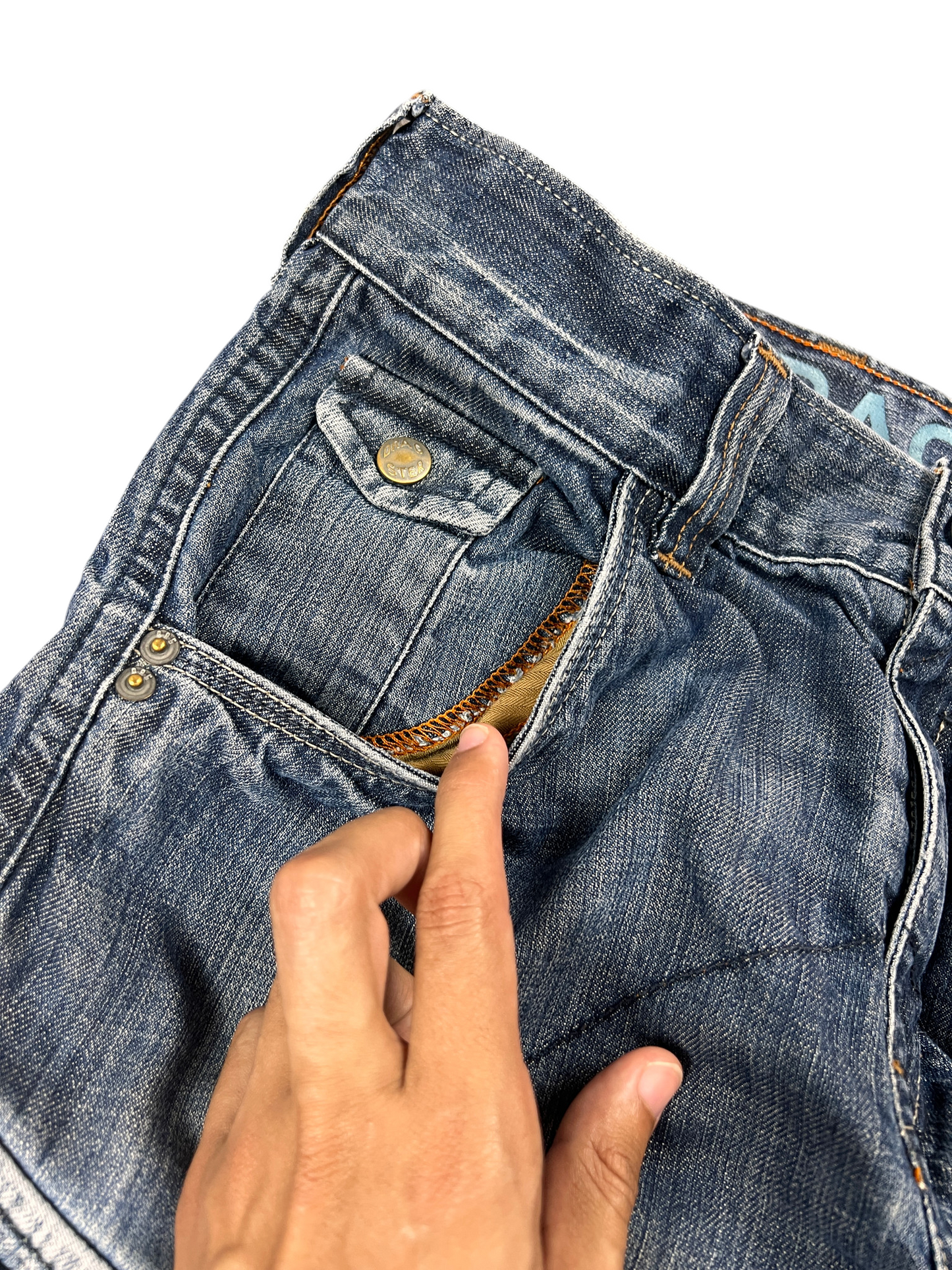 Jorts Denim Vintage Baggy Y2K Cargo Pockets