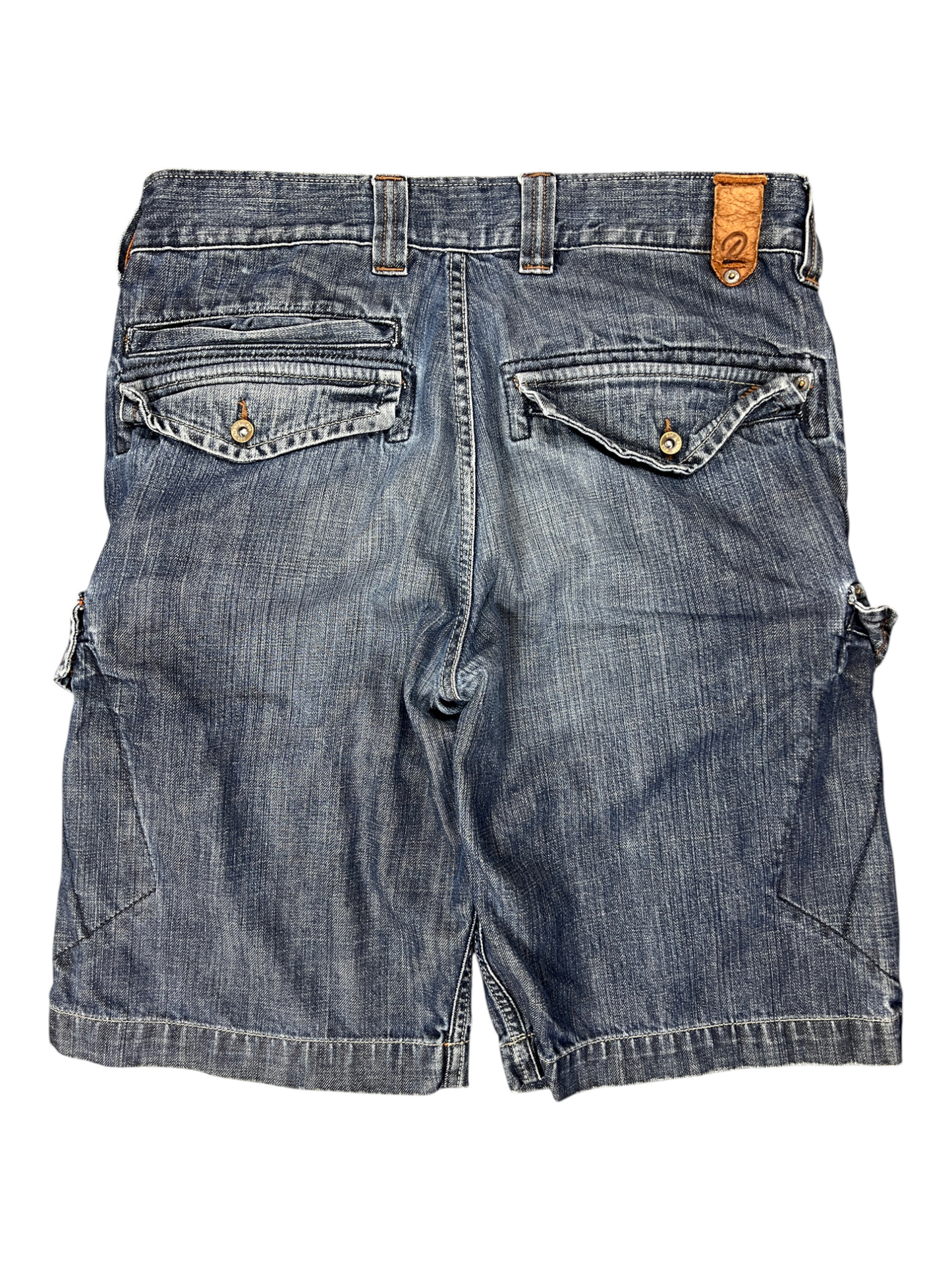 Jorts Denim Vintage Baggy Y2K Cargo Pockets