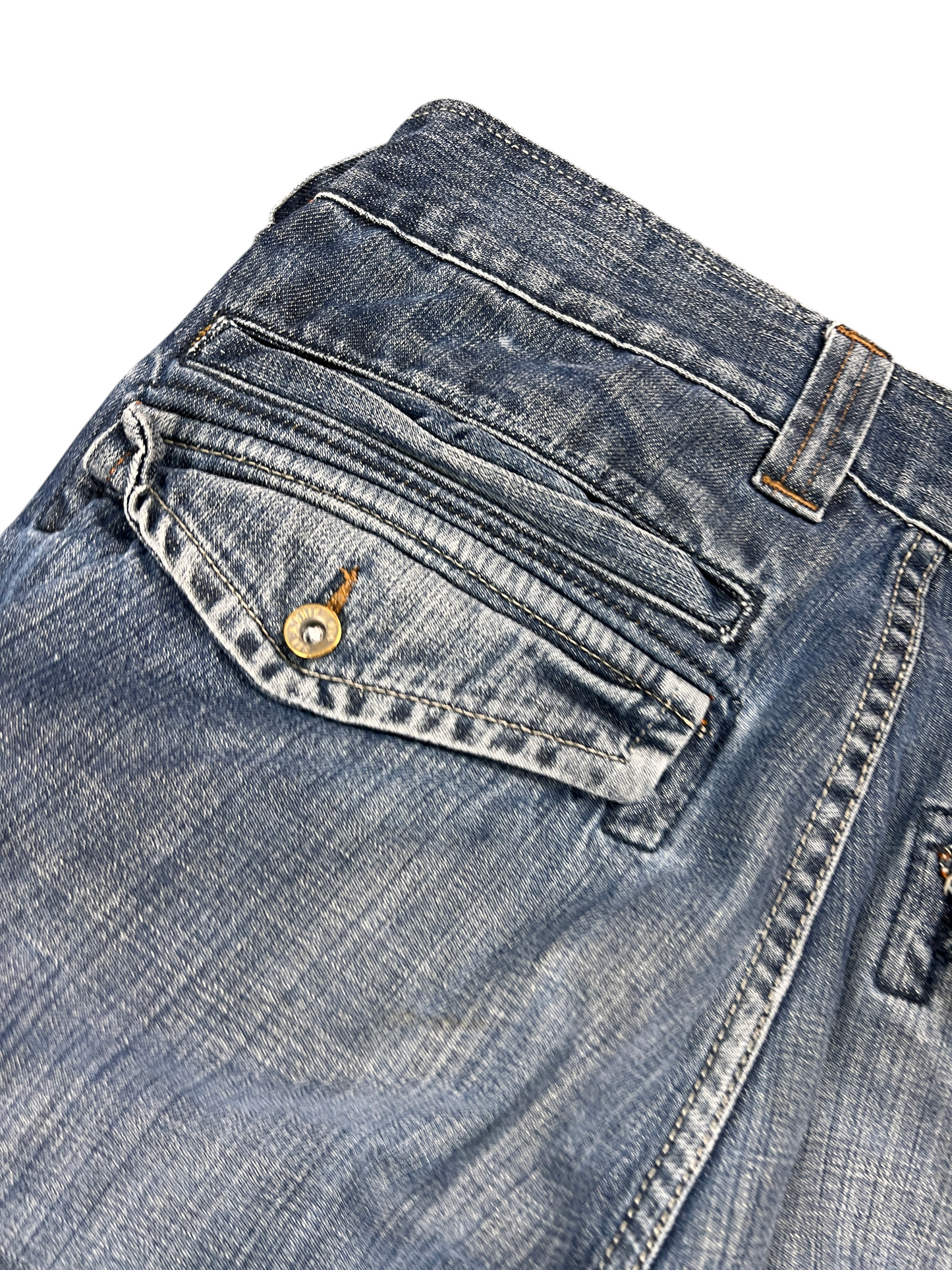 Jorts Denim Vintage Baggy Y2K Cargo Pockets