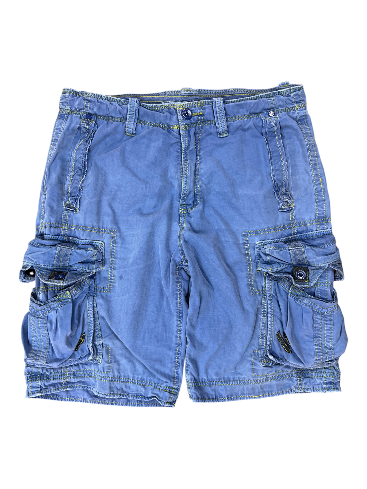 Jorts Vintage Baggy Light Blue Cargo 00's