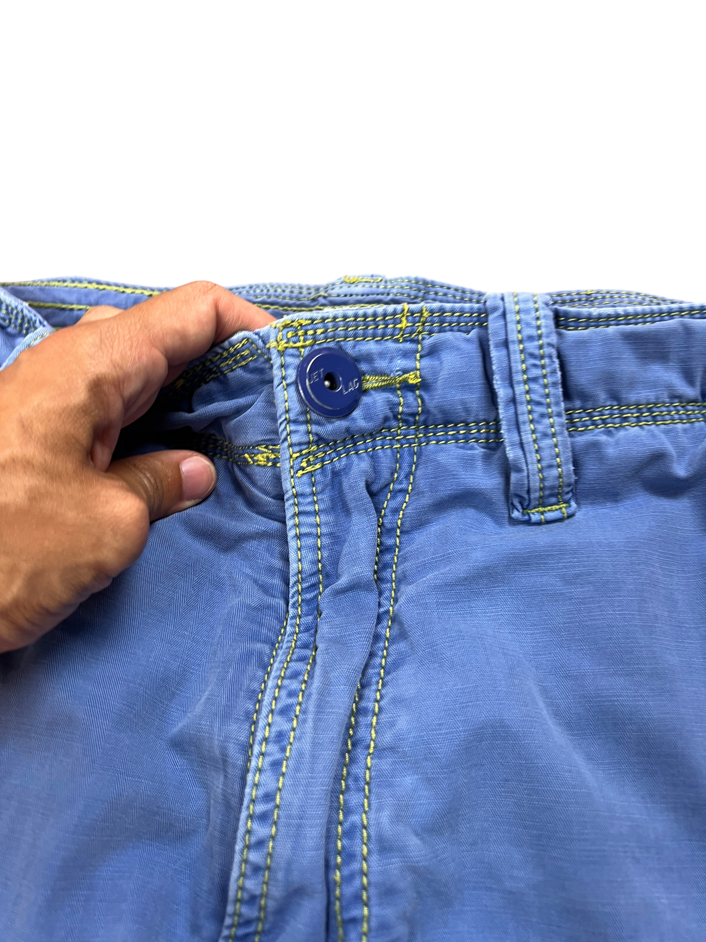 Jorts Vintage Baggy Light Blue Cargo 00's
