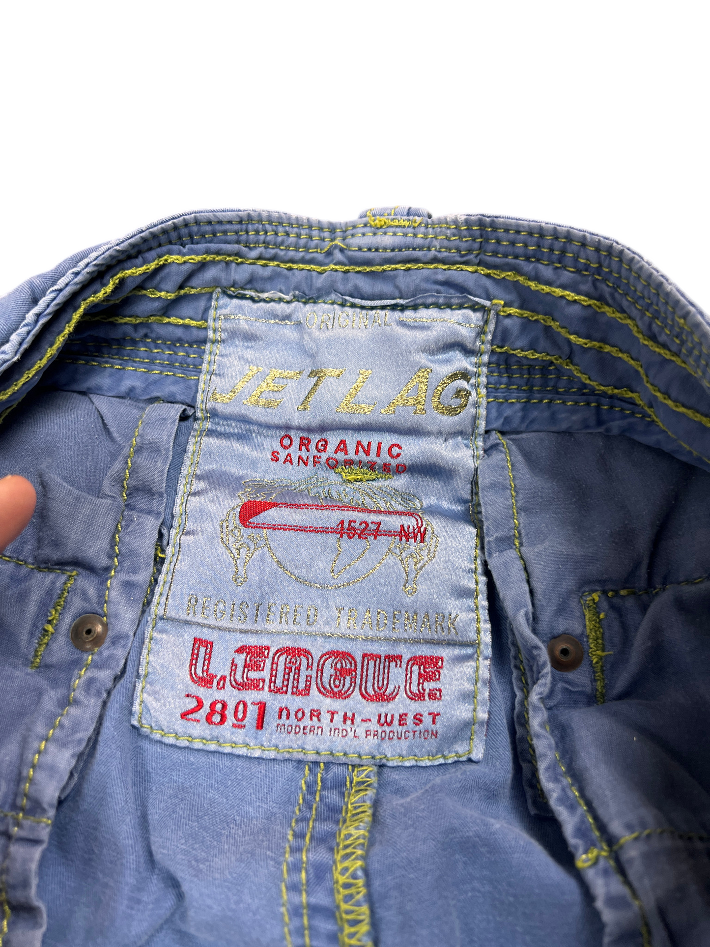 Jorts Vintage Baggy Light Blue Cargo 00's