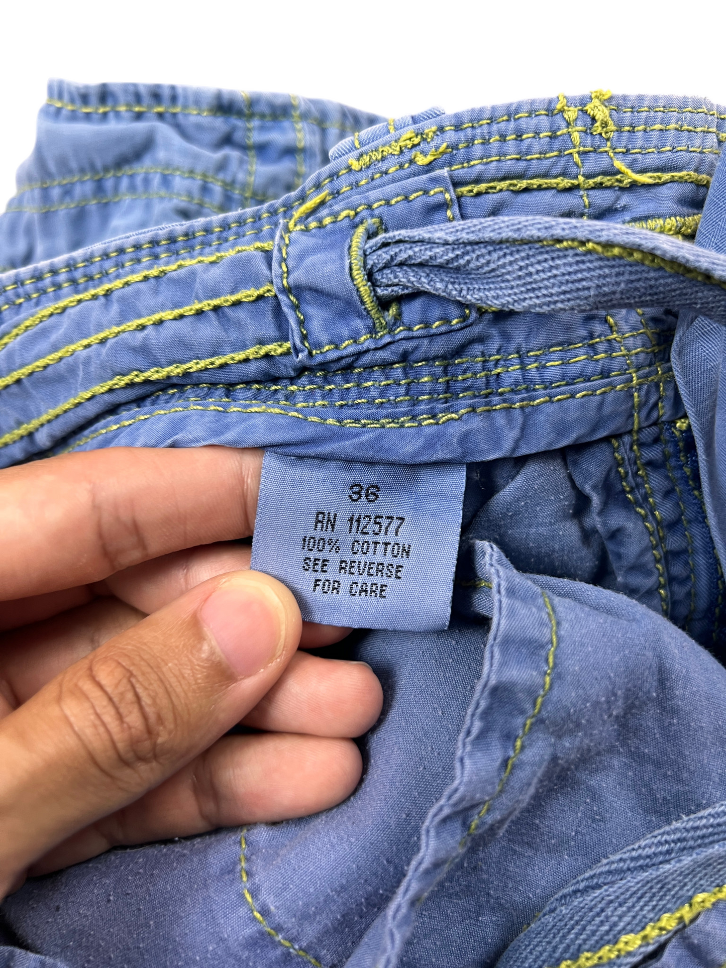 Jorts Vintage Baggy Light Blue Cargo 00's