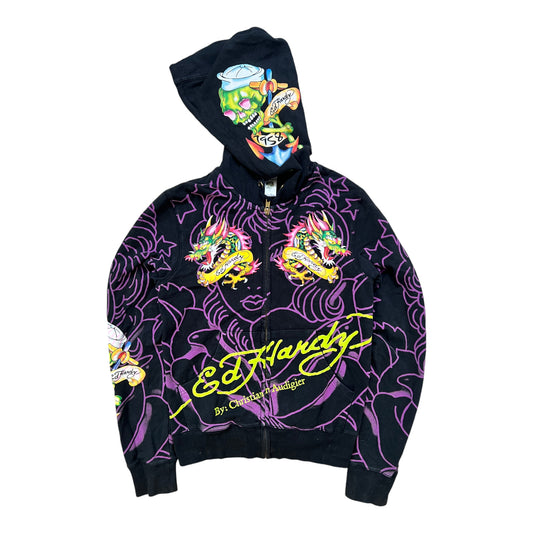 Ed Hardy Vintage Y2K Graphic Hoodie - cloakerstore