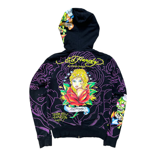 Ed Hardy Vintage Y2K Graphic Hoodie - cloakerstore