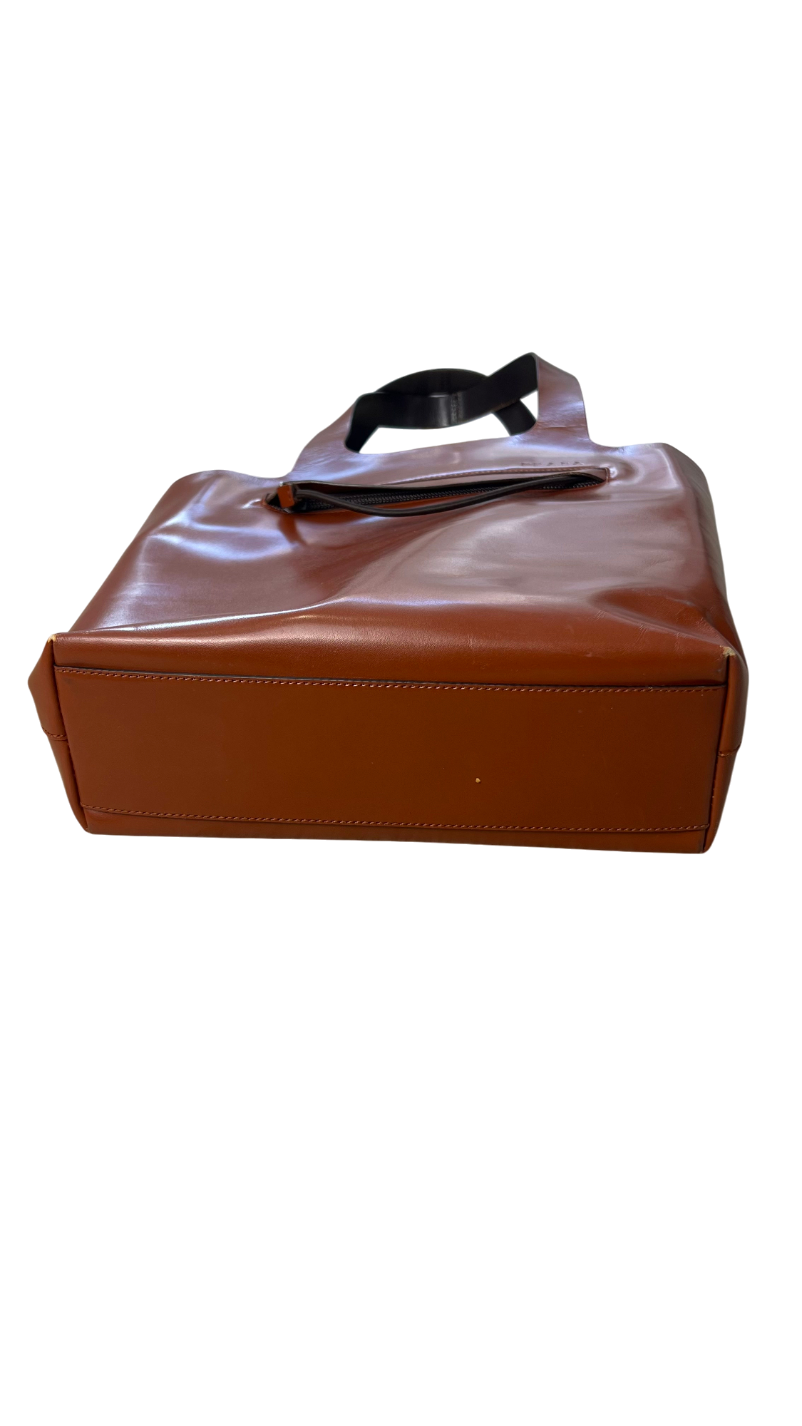 Prada Leather Bag Brown 90's