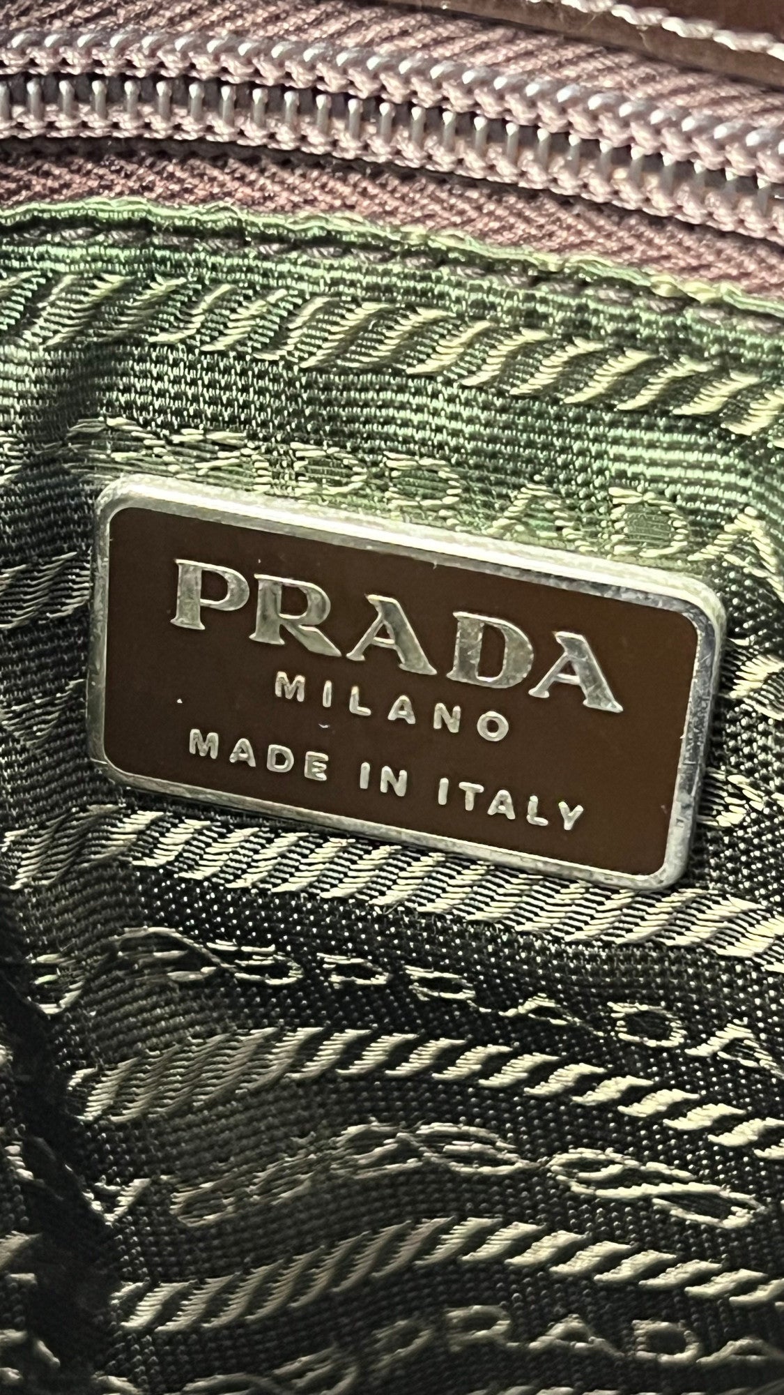 Prada Leather Bag Brown 90's