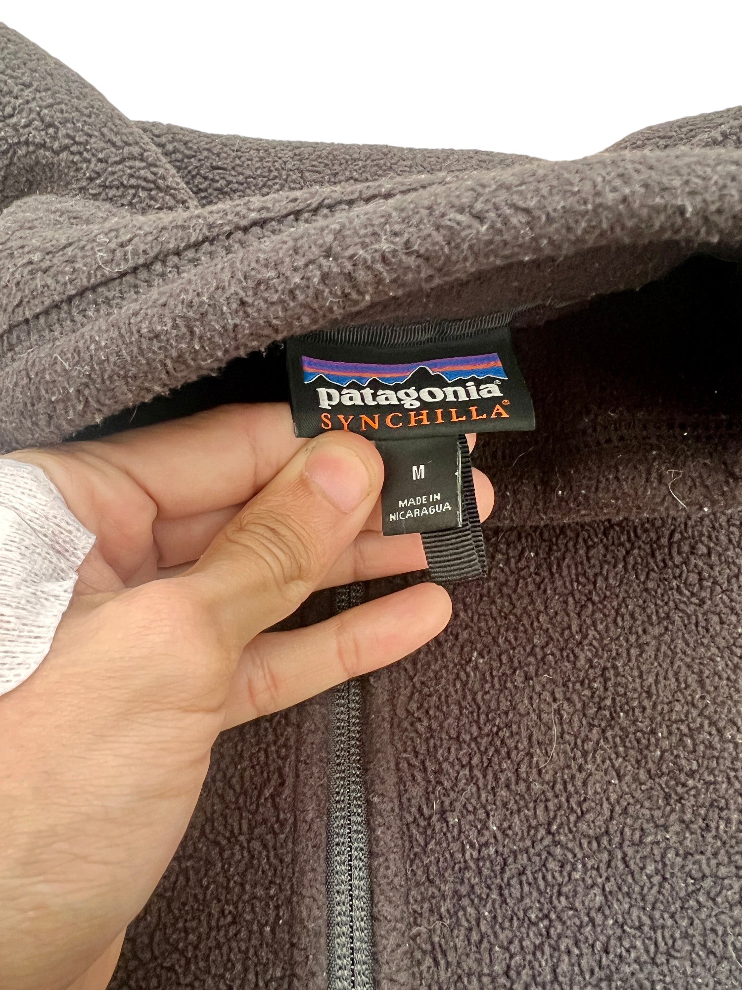 Patagonia Synchilla Sherpa Polar Black - cloakerstore