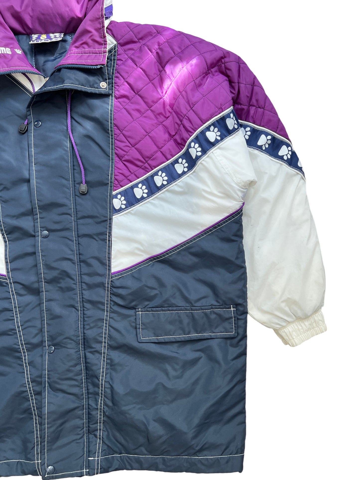 90's Kelme Real Madrid Puffer Jacket Vintage - cloakerstore