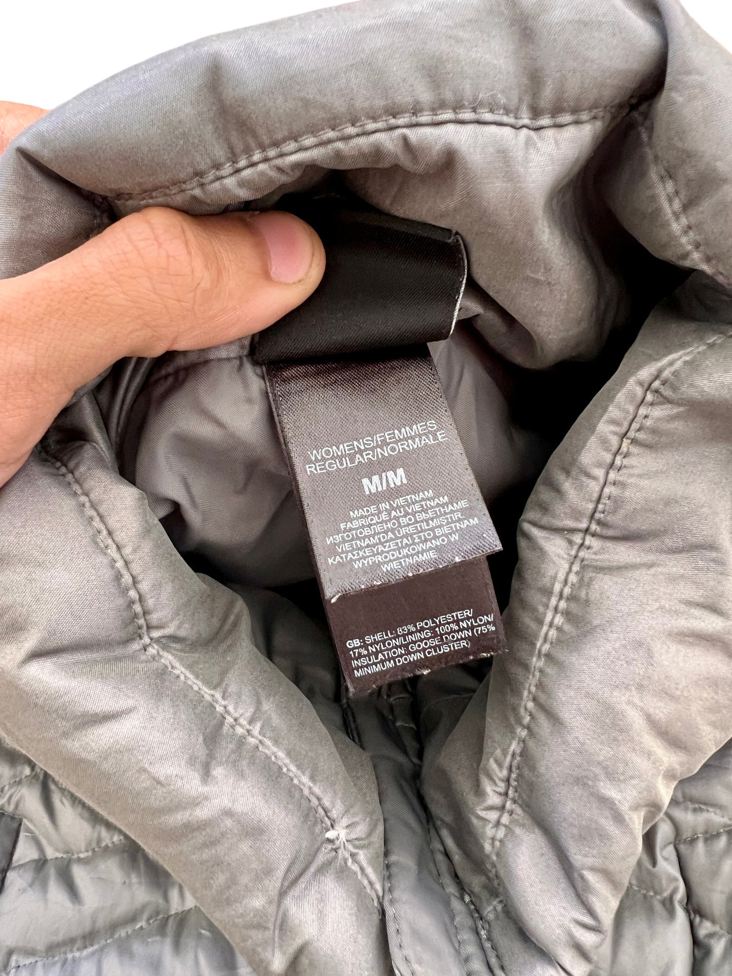 The North Face Puffer 550 Gray Vintage Premium - cloakerstore