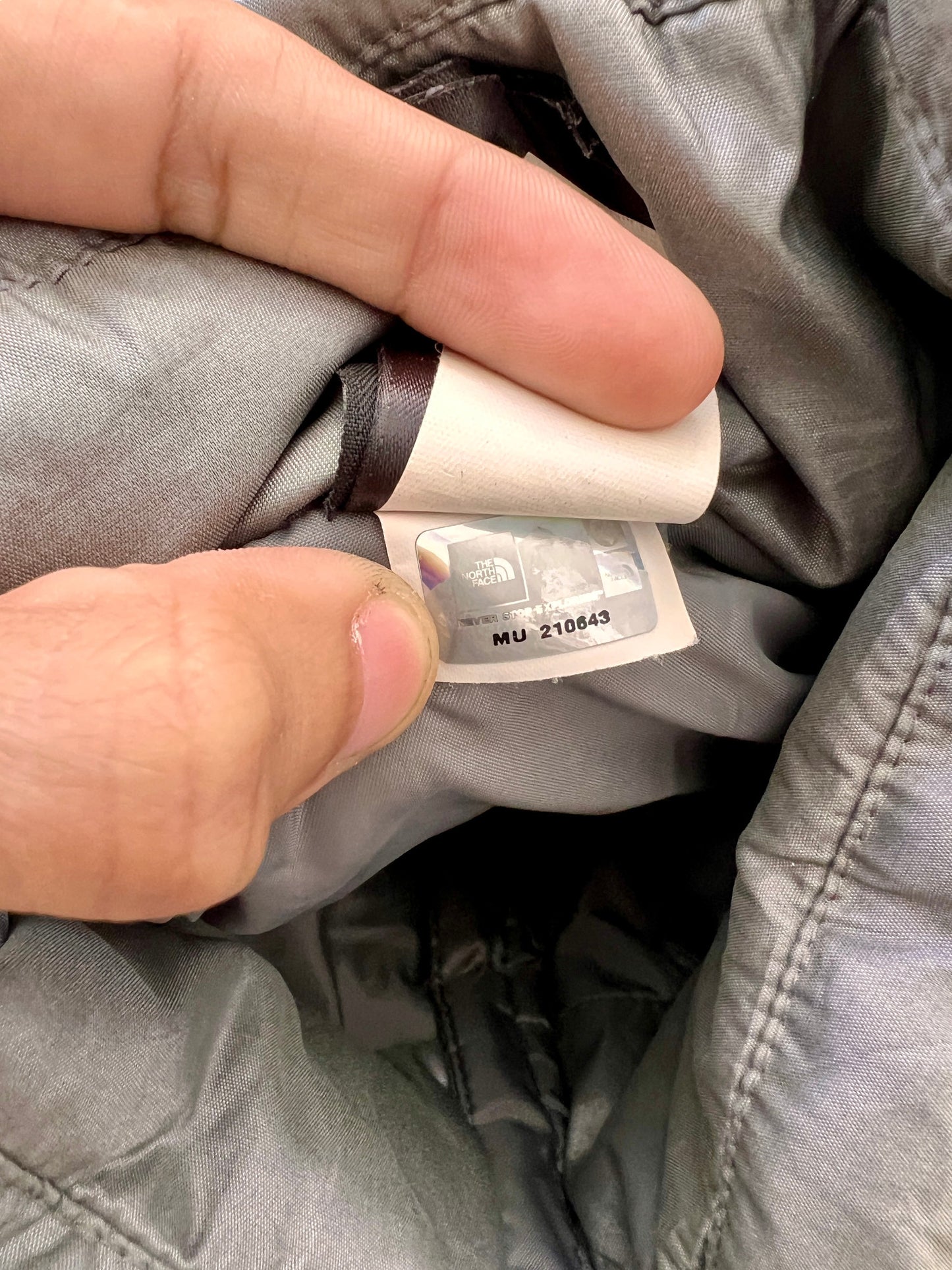 The North Face Puffer 550 Gray Vintage Premium - cloakerstore