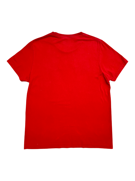 00's Nike T-shirt Vintage Red Logo Silver - cloakerstore
