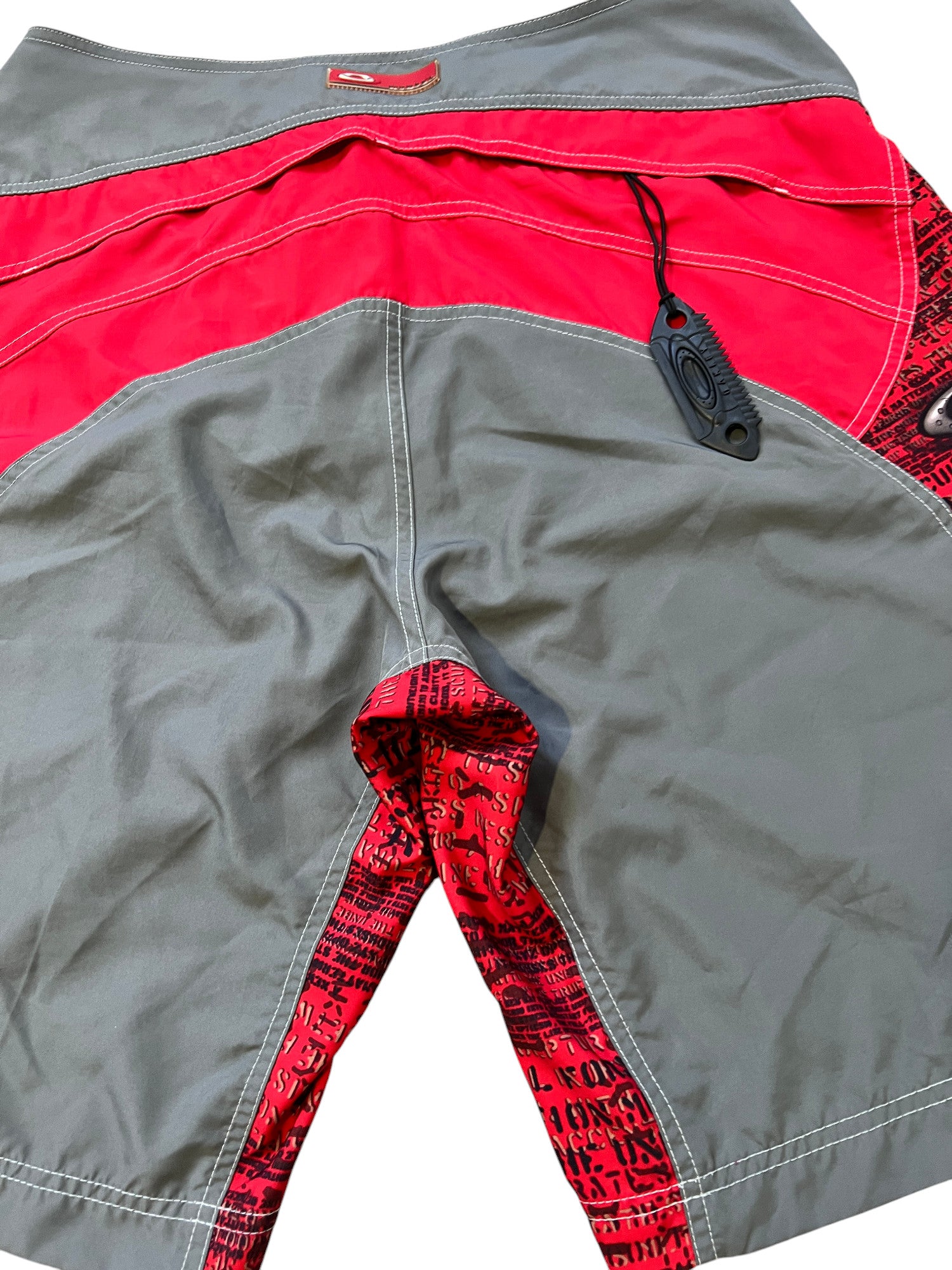 00's Oakley Short Plate 2.4 Blood Red / Silver - cloakerstore