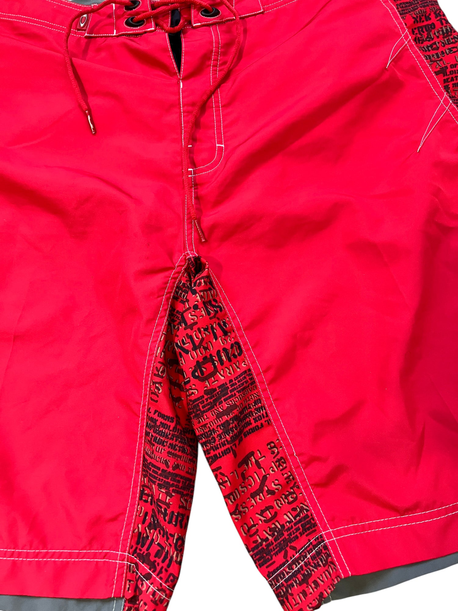 00's Oakley Short Plate 2.4 Blood Red / Silver - cloakerstore