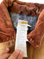 Carhartt Detroit Jacket WorkWear Vintage Distressed Brown