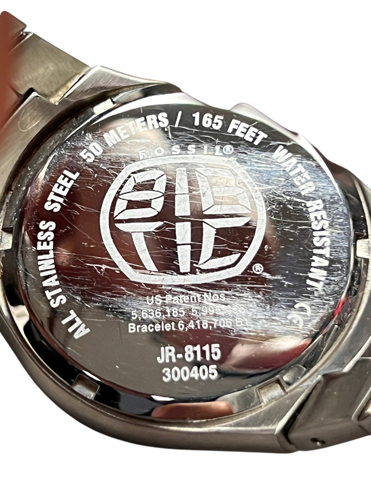 Fossil Big Tic JR-8115 Flame Vintage Y2K Watch with Road Racing Tin and Papers