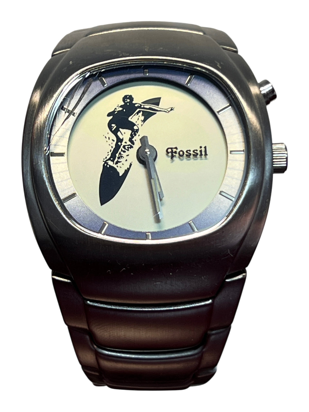 Fossil Big Tic JR-8287 Surfer Vintage Y2K Watch Animated Dial
