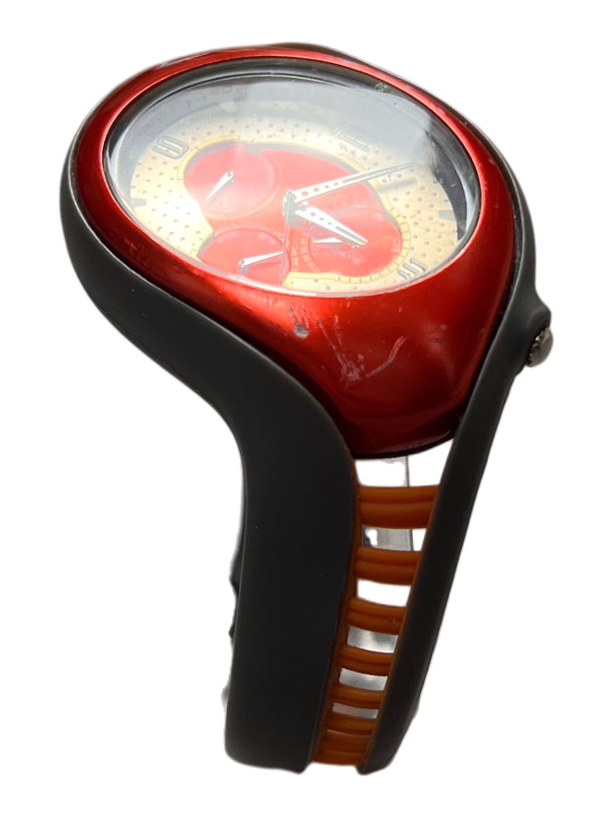 Nike Triax Swift 3i Vintage Y2K Analog Watch Red Orange WR0091