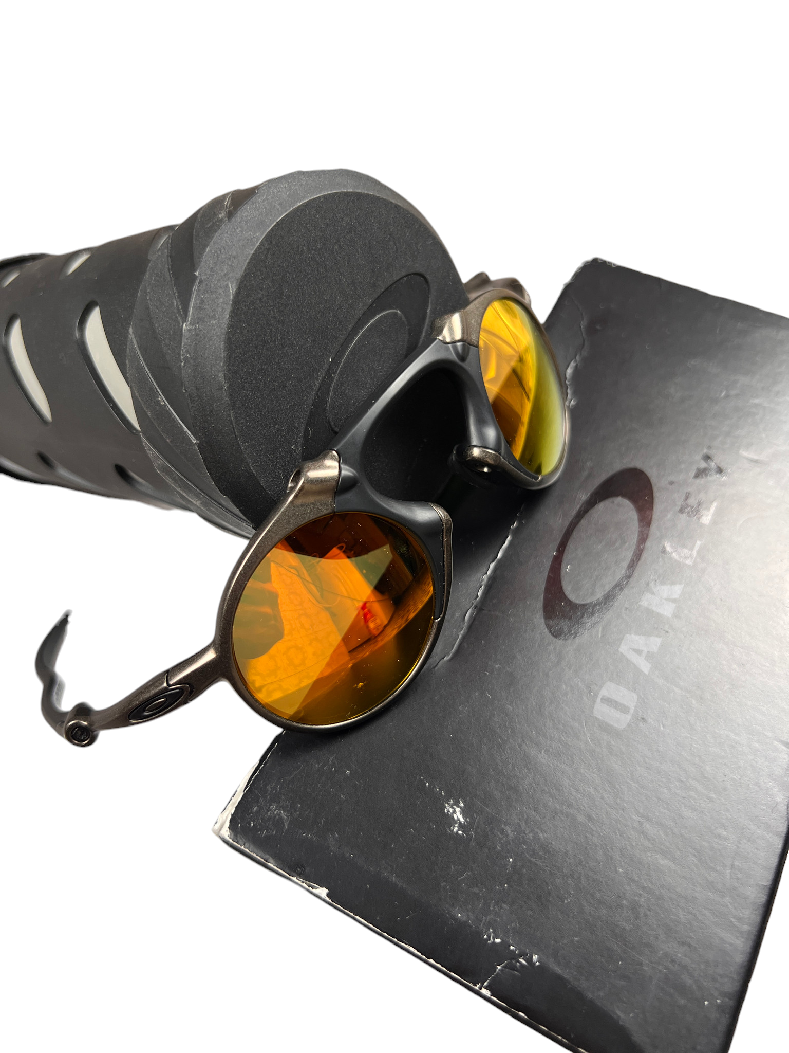 Complete Oakley Madman OO6019-02 set with box, vault and lenses