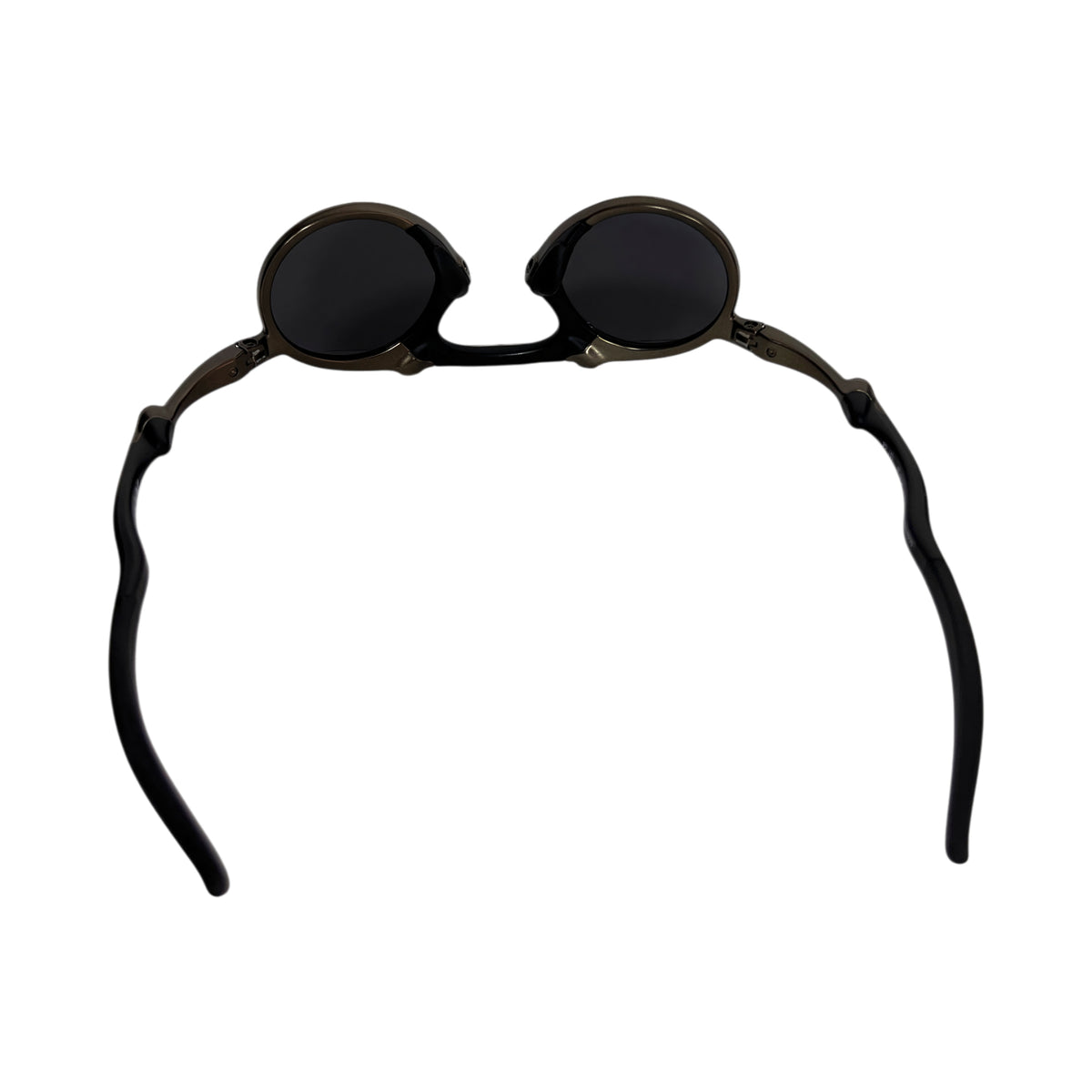 Oakley Madman from behind, both round lenses and open temples