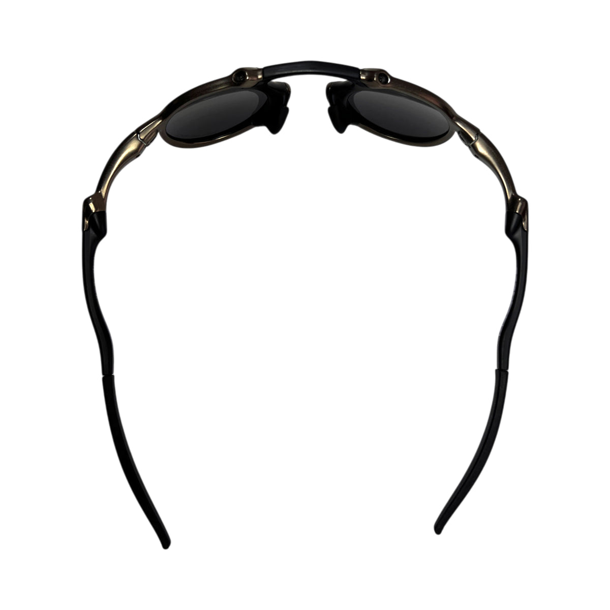 Inner side of the Oakley Madman showing the nose pads and temples