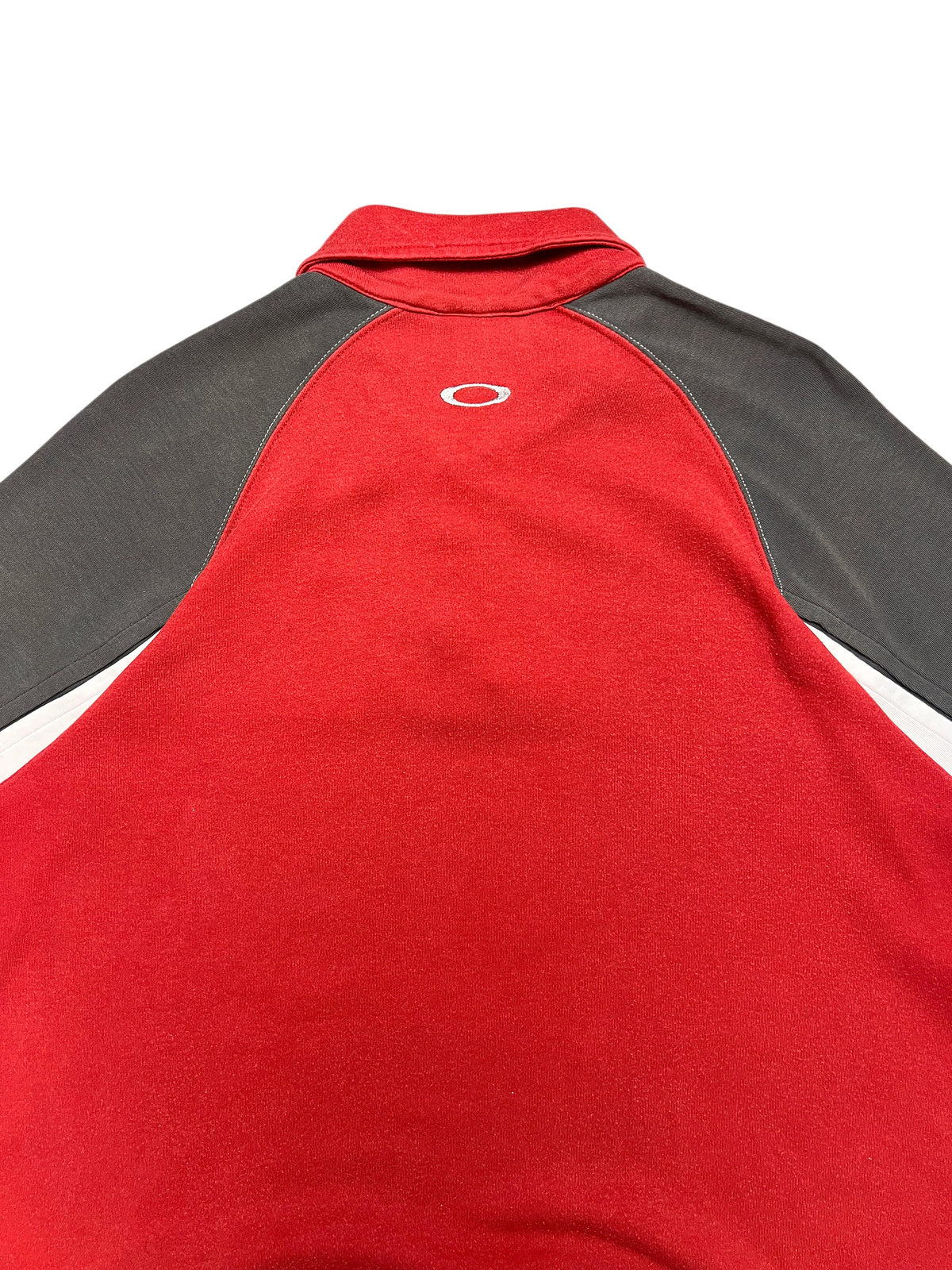 Oakley polo vintage 2000s, red and grey raglan, size L