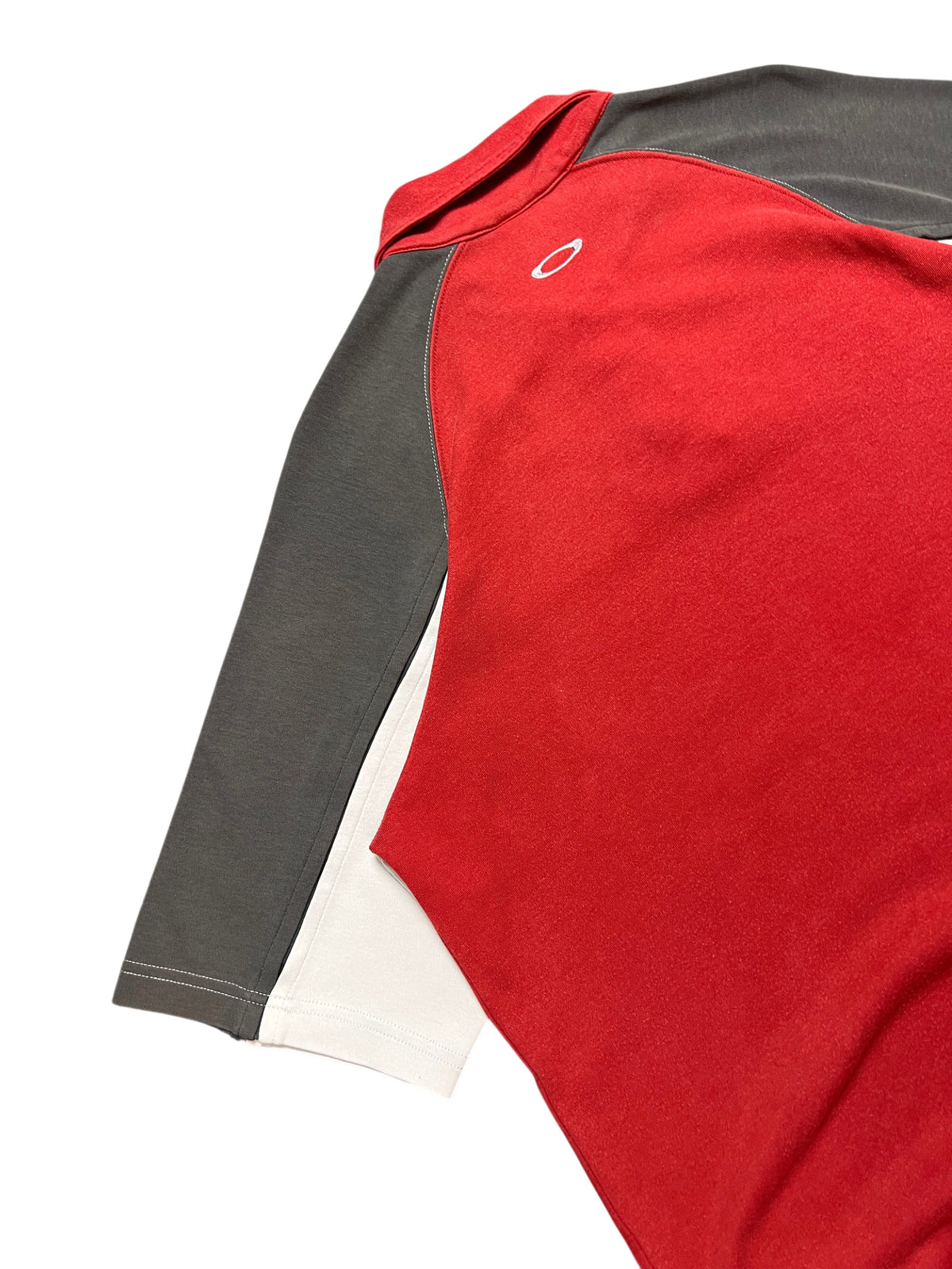 Oakley polo vintage 2000s, red and grey raglan, size L
