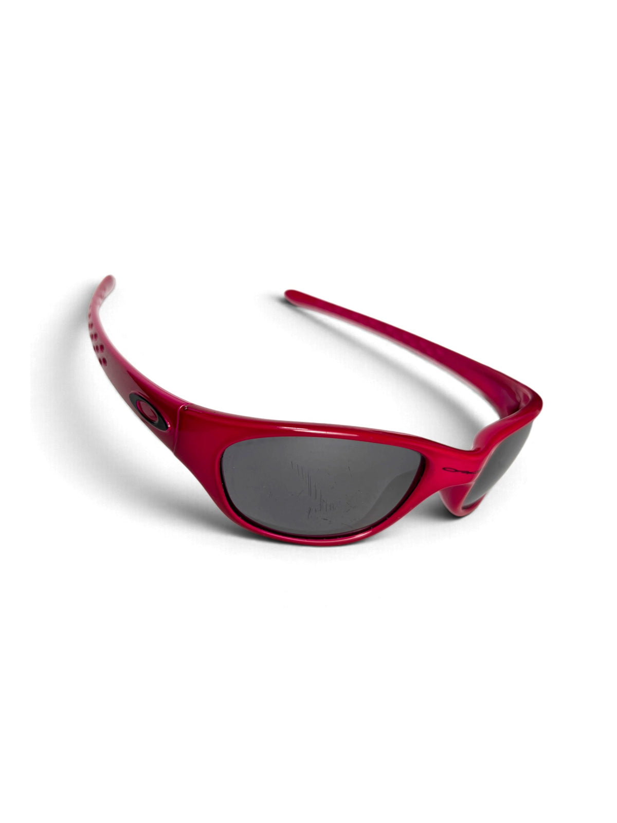 Oakley Fives 1.0 1997 Pink Slip sunglasses three-quarter view