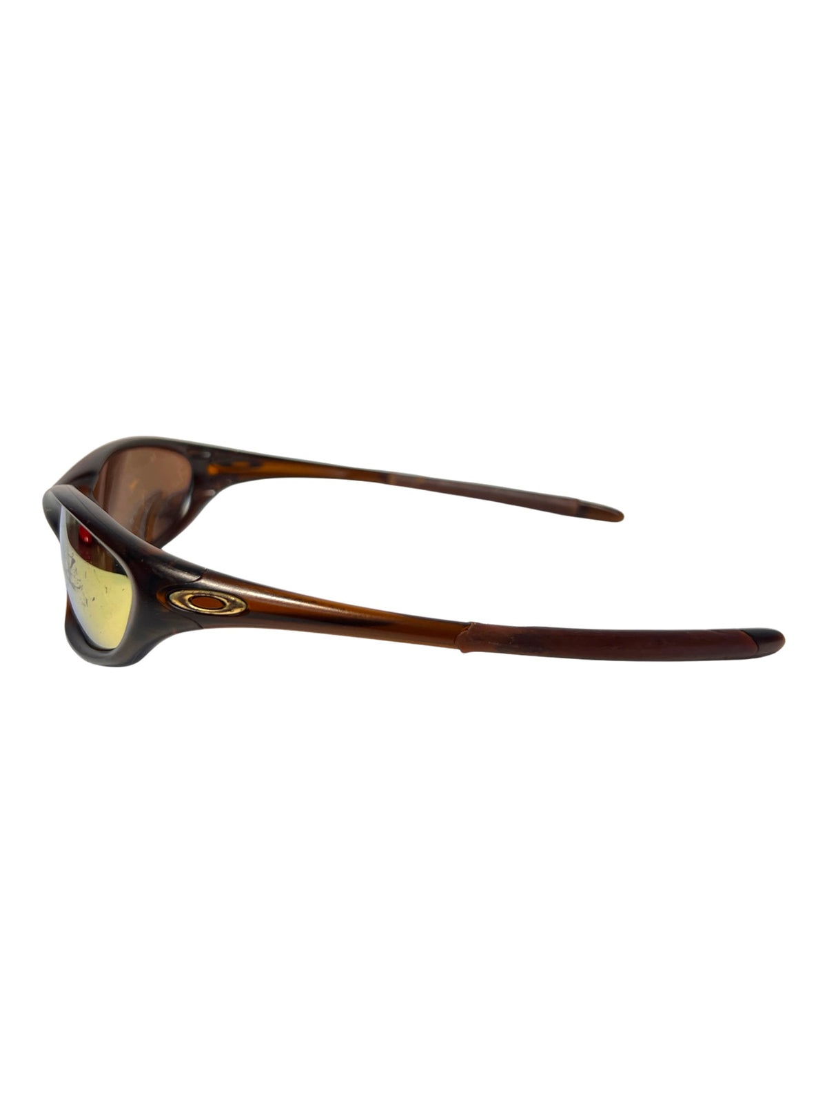 Oakley XX Twenty Vintage Sunglasses Rootbeer Amber Mirror Lenses Made in USA