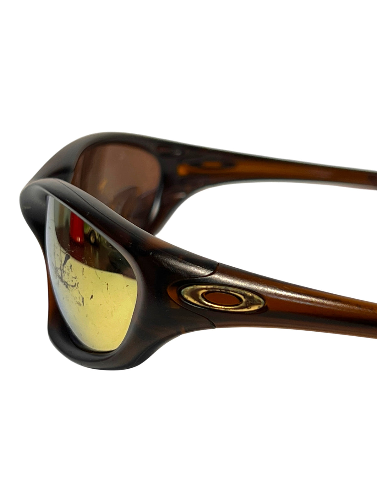 Oakley XX Twenty Vintage Sunglasses Rootbeer Amber Mirror Lenses Made in USA
