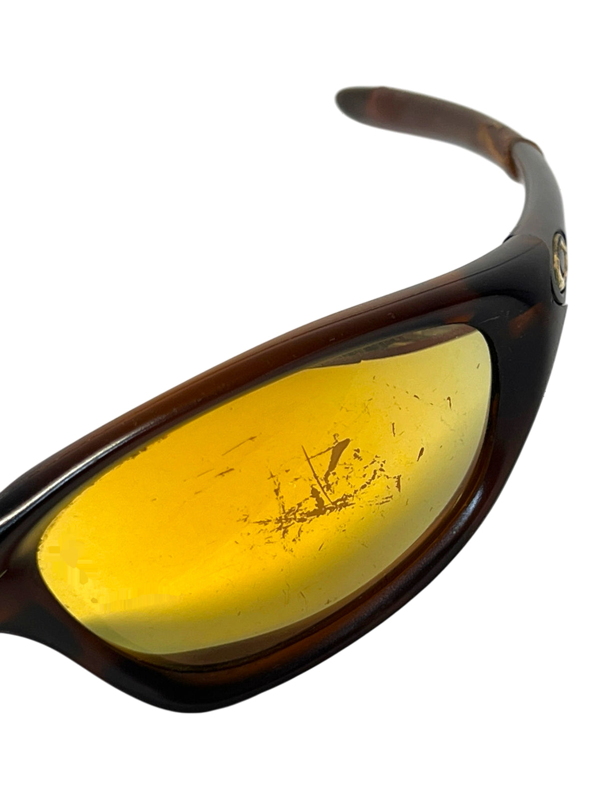 Oakley XX Twenty Vintage Sunglasses Rootbeer Amber Mirror Lenses Made in USA