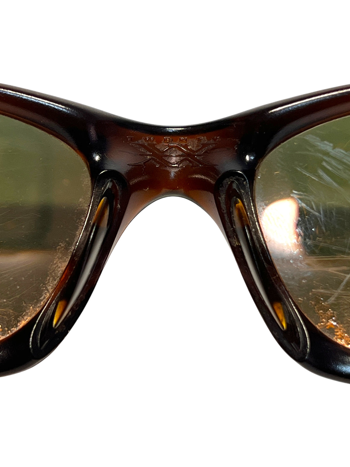 Oakley XX Twenty Vintage Sunglasses Rootbeer Amber Mirror Lenses Made in USA