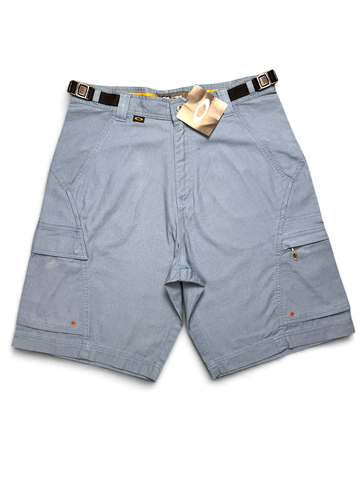 Oakley vintage 2000s cargo shorts Blue Smoke, new with tags, size 34