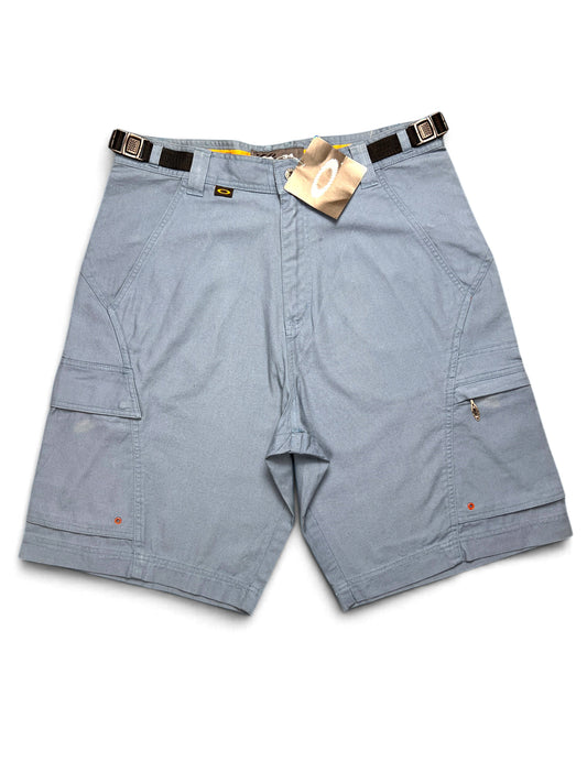 Oakley vintage 2000s cargo shorts Blue Smoke, new with tags, size 34