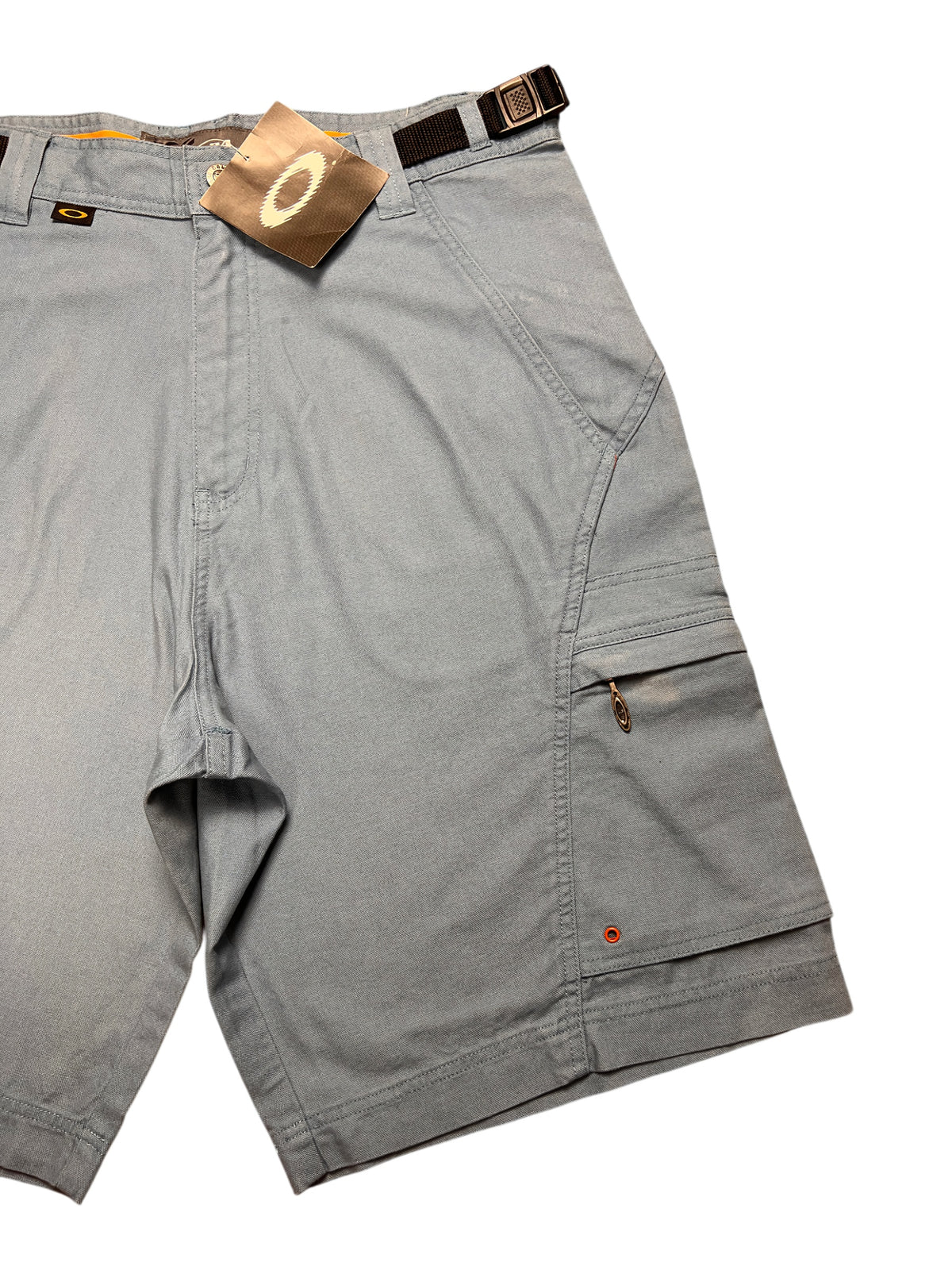 Oakley Vintage 2000s Cargo Shorts Blue Smoke Men's Short 5.0 New with Tags 34