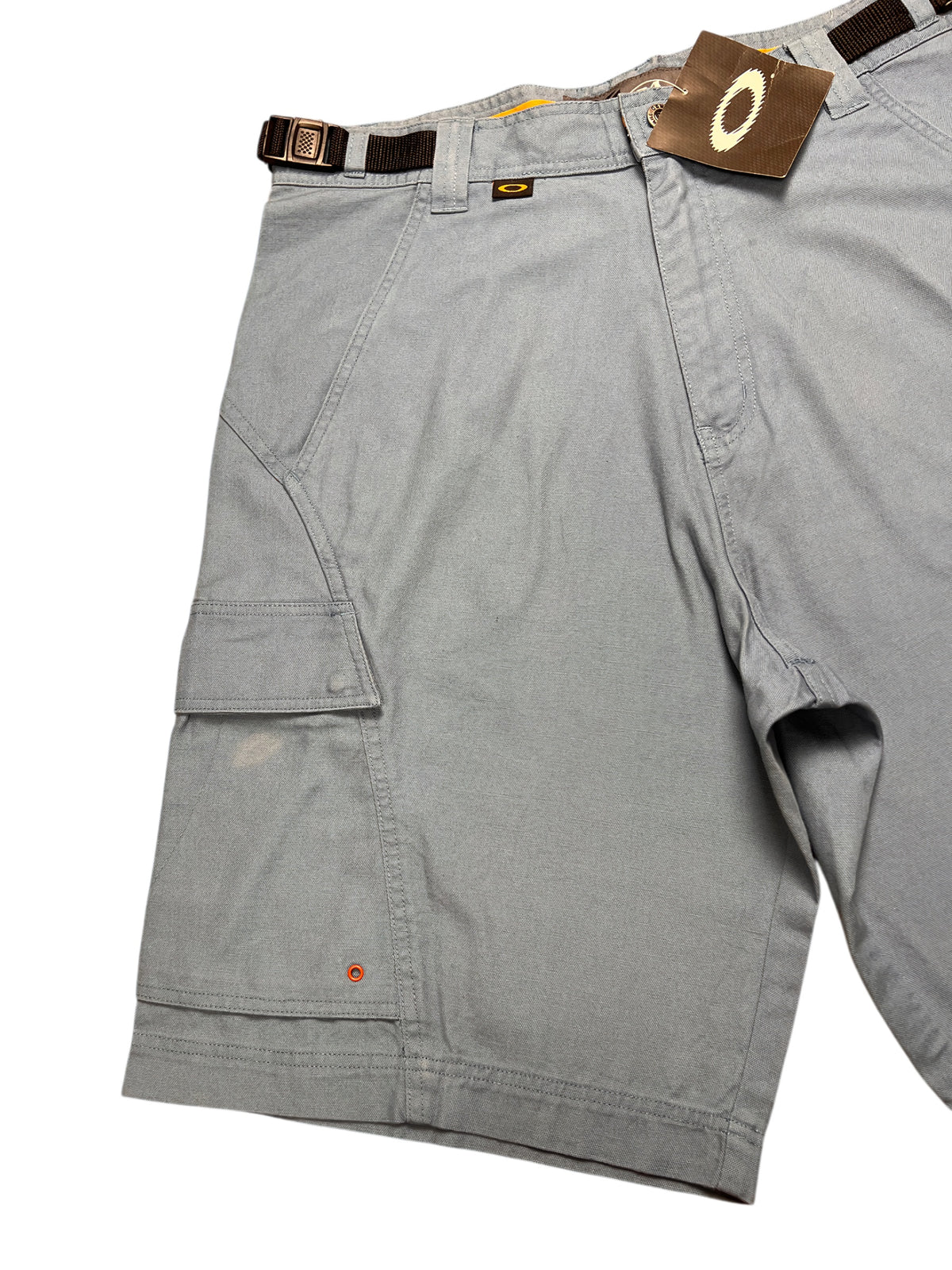 Oakley Vintage 2000s Cargo Shorts Blue Smoke Men's Short 5.0 New with Tags 34