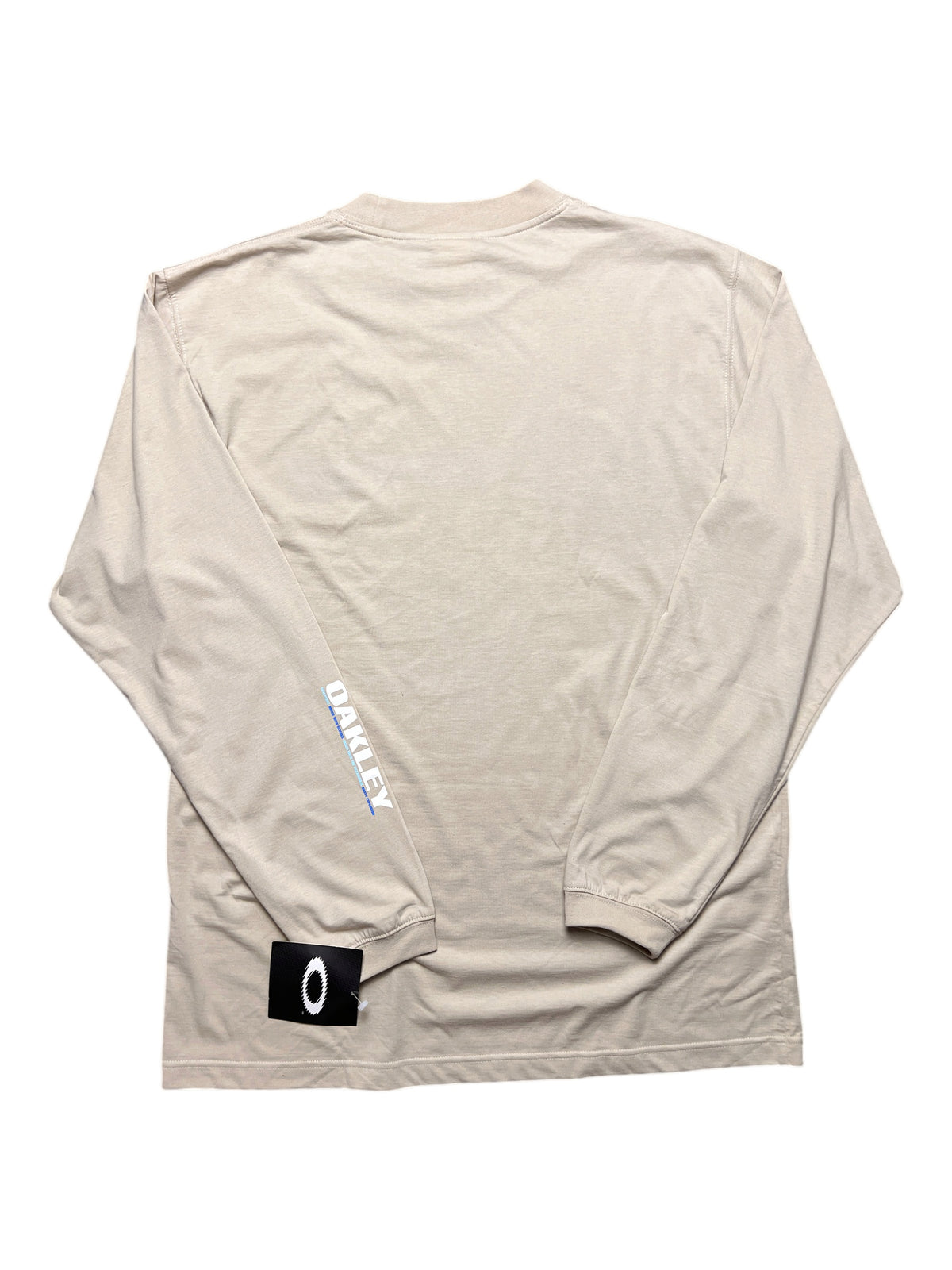 Oakley Vintage 2000s Fingerprint Long Sleeve T-Shirt Sand New with Tags XL