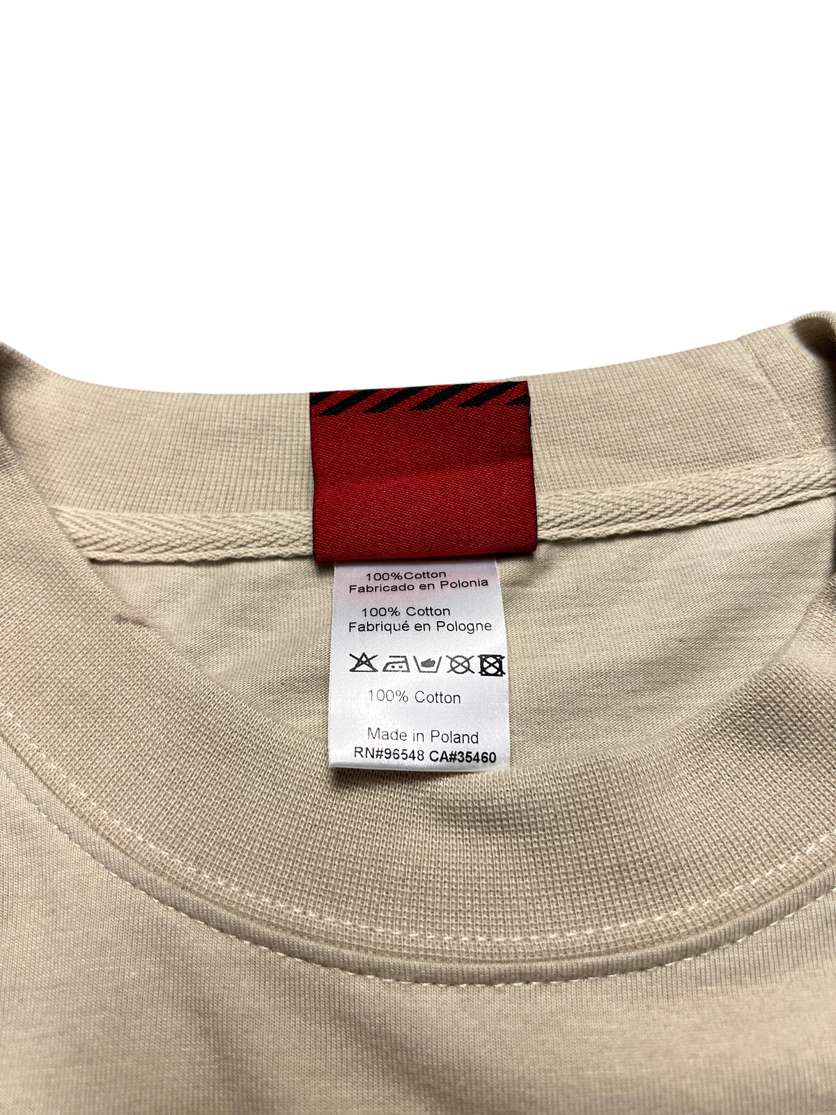 Oakley Vintage 2000s Fingerprint Long Sleeve T-Shirt Sand New with Tags XL