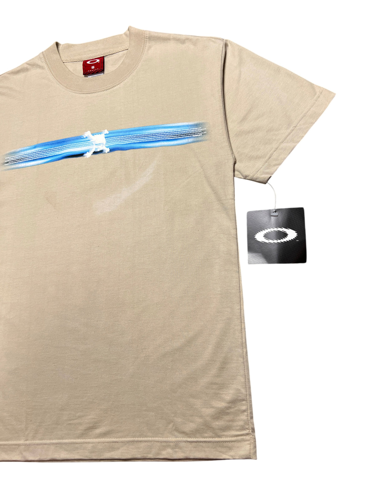 Oakley Vintage 2000s Water Skull T-Shirt Sand New with Tags S